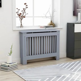 288173 vidaXL Cobertura de radiador 112x19x81 cm MDF antracite