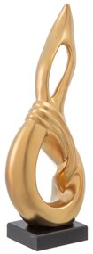 Figura Decorativa 13,5 X 9 X 38 cm Dourado