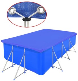 Cobertura de piscina retangular PE 90 g/sqm 540 x 270 cm