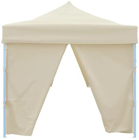 Tenda para festas pop-up dobrável c/ 8 paredes 3x9 m creme