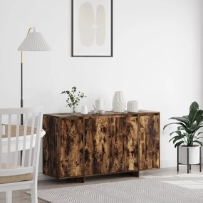 Buffet vidaXL Carvalho fumado Madeira 135 x 41 x 75 cm Armazenamento