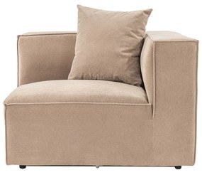 Sofá de 1 Lugar Sora – Cappuccino – 95x65x95 cm