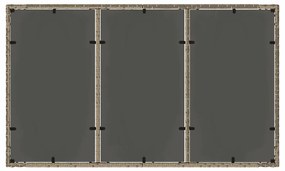Conjunto de Jantar para Jardim 7 pcs Cinzeto 150 x 90 x 75 cm
