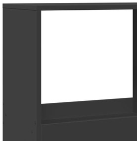 Estante 100x33x175 cm derivados de madeira preto