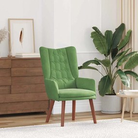 Poltrona Relaxante Velvet Verde Claro