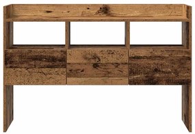 Aparador madeira velha 105x30x70 cm madeira trabalhada