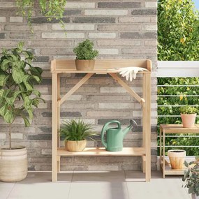 vidaXL Mesa de Jardinagem 75 x 40 x 90 cm em Madeira de Pinheiro