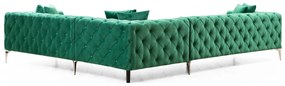 Sofá de Canto Como – Verde – 310 cm x 70 cm x 270 cm