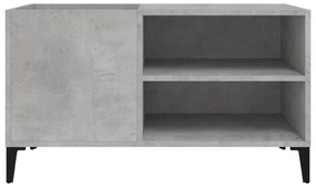 Armário p/ discos 84,5x38x48 cm derivados madeira cinza-cimento