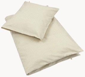 Roupa de cama para criança em algodão orgânico Tea Stripe, vários tamanhos