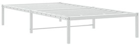 Estrutura de cama 107x203 cm metal branco