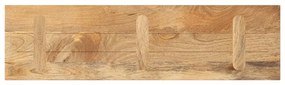Tampo de mesa retangular 100x40x2,5 cm mangueira maciça