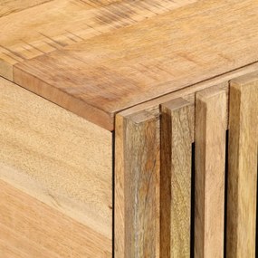 Mesa de centro 80x51x40 cm madeira de mangueira áspera maciça