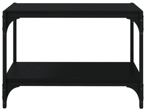 Móvel de TV 60x33x41 cm derivados de madeira e aço preto