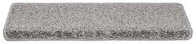 Tapetes de escadas 30 pcs 65x21x4 cm cinzento