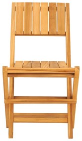 Cadeiras de jardim dobráveis 2 pcs 47x61x90 cm teca maciça