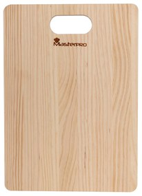 Tábua de corte Masterpro Natural 35 x 25 x 3 cm madeira de pinho 35 cm