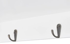 Armário de parede para exposição de livros/DVD/copos MDF branco