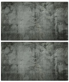 Tábuas de cortar 2 pcs vidro temperado padrão de cimento