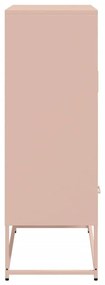 Móvel alto 68x39x111,5 cm aço rosa
