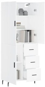 Armário alto 69,5x34x180 cm derivados de madeira branco
