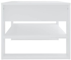 Mesa de centro 102x55x45 cm madeira processada branco