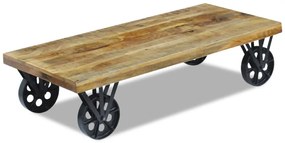 Mesa de centro madeira de mangueira 120 x 60 x 30 cm