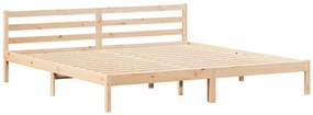 Cabeceira de Cama vidaXL 180x220 cm em Madeira Maciça de Pinho