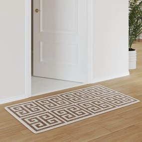 vidaXL Tapete pelo curto antiderrapante int./ext. 80x150 cm multicor