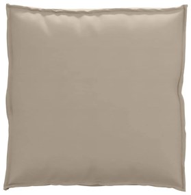 Almofada de palete para assento taupe 70x70x12 cm - Tecido Oxford
