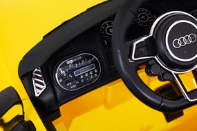 Carro elétrico para Crianças 12V Audi R8 Rodas de EVA Amarelo