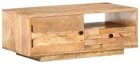Mesa de centro 90x50x35 cm madeira de mangueira maciça