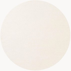 Tapete redondo em lã artesanal de pelo curto para exterior Lyon