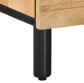 Mesa de cabeceira 50x33x60 cm madeira de mangueira maciça