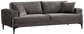 Sofá de 3 Lugares Astana – Antracite – 100x78x234 cm
