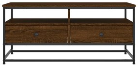 Mesa de centro 100x51x45 cm derivados madeira carvalho castanho