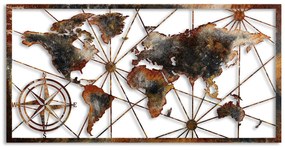 Acessório Decorativo de Parede Bys-132 – Multicolor – 120 cm x 60 cm