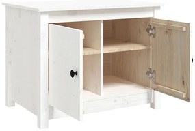 Mesa de centro 71x49x55 cm pinho maciço branco