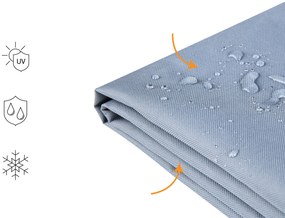 Capa impermeável para móveis de jardim 90 x 90 x 105 cm CHUVA Beliani