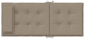 Almofadões cadeira encosto alto 2pcs oxford cinza-acastanhado