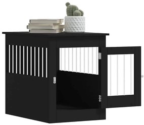 Móvel casota para cão 55x80x68 cm derivados de madeira preto