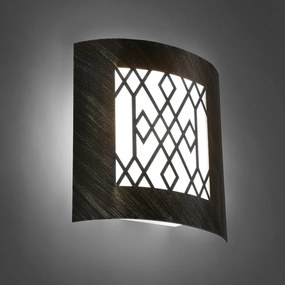 Candeeiro de parede exterior moderno castanho ferrugem IP44 - Emmerald Classic Country / Rústico