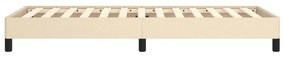 Estrutura de cama sem colchão 80x200 cm creme