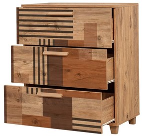 Cômoda Leva Gravis – Pinho Atlântico – 80 cm x 95 cm x 43 cm