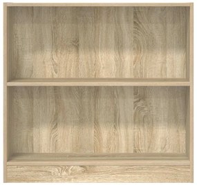 Estante 80x24x75 cm contraplacado carvalho sonoma