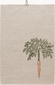 Pano de cozinha artesanal impresso à mão Dalila