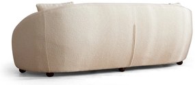 Sofá de 3 Lugares Napoli – Creme – 230x75x94 cm