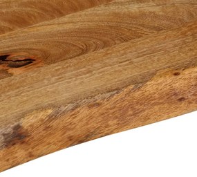 Tampo de mesa c/ borda viva 180x20x3,8 cm mangueira maciça