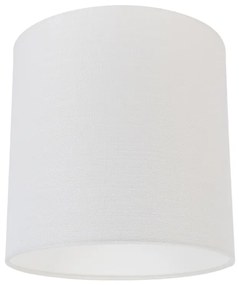 Abajur de tecido branco 25/25/25
