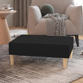 vidaXL Apoio de pés tecido 78x56x32 preto
